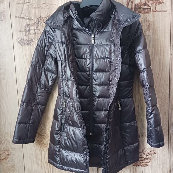 Calvin Klein Brown Packable Down Puffer Jacket Size XS - Picture 5 of 10
